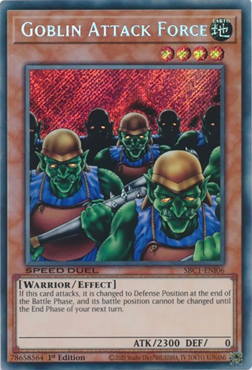 Goblin Attack Force [SBC1-ENI06] Secret Rare | Rock City Comics