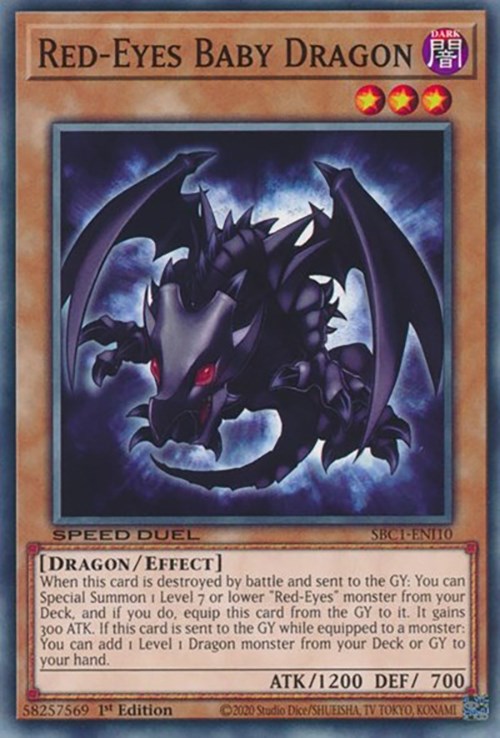 Red-Eyes Baby Dragon [SBC1-ENI10] Common | Rock City Comics