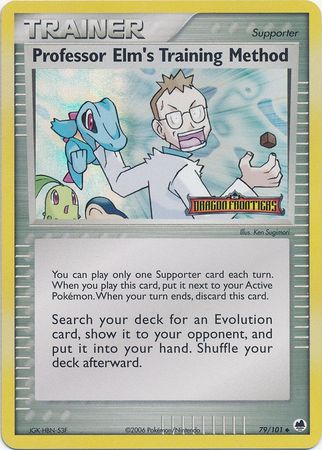 Professor Elm's Training Method (79/101) (Stamped) [EX: Dragon Frontiers] | Rock City Comics