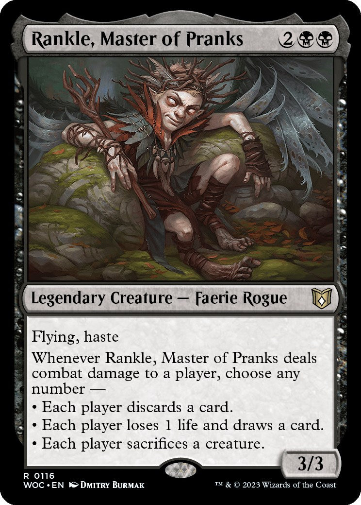 Rankle, Master of Pranks [Wilds of Eldraine Commander] | Rock City Comics