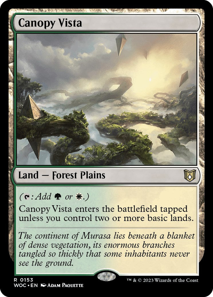 Canopy Vista [Wilds of Eldraine Commander] | Rock City Comics