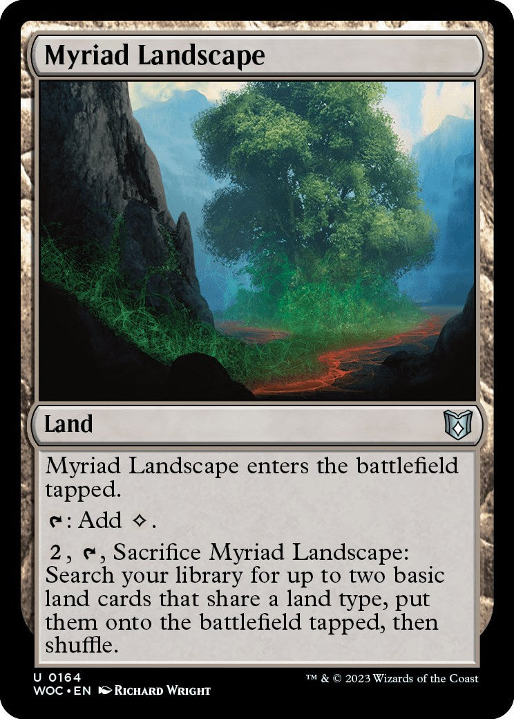 Myriad Landscape [Wilds of Eldraine Commander] | Rock City Comics