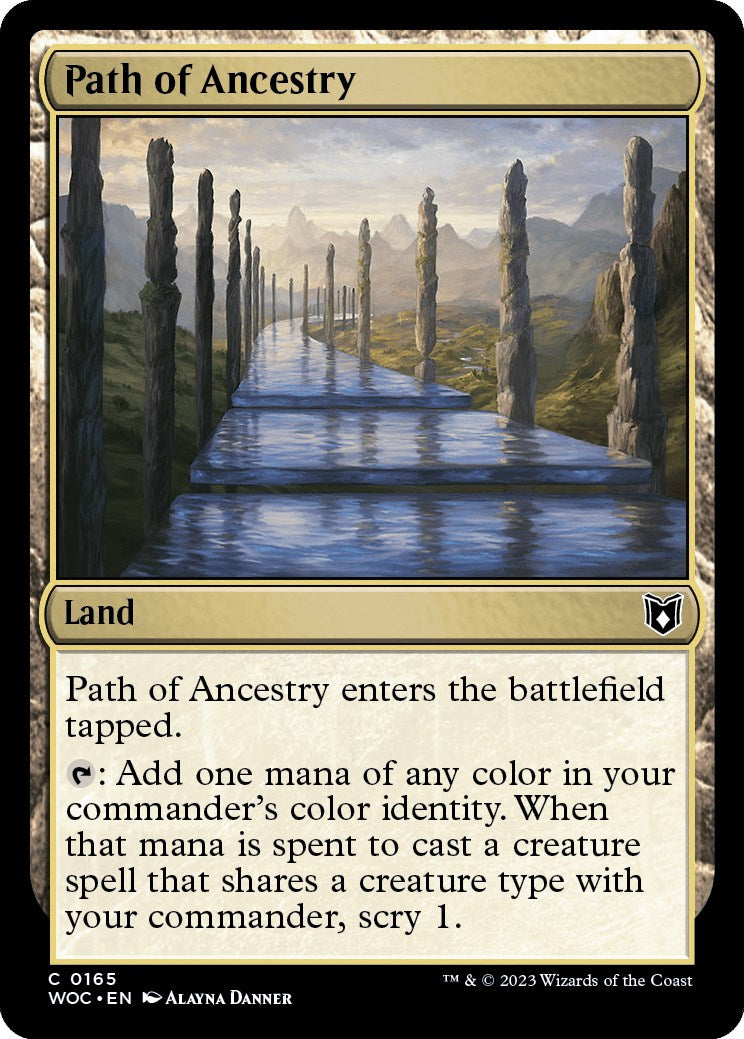 Path of Ancestry [Wilds of Eldraine Commander] | Rock City Comics