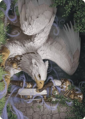 Dutiful Griffin Art Card [Wilds of Eldraine Art Series] | Rock City Comics