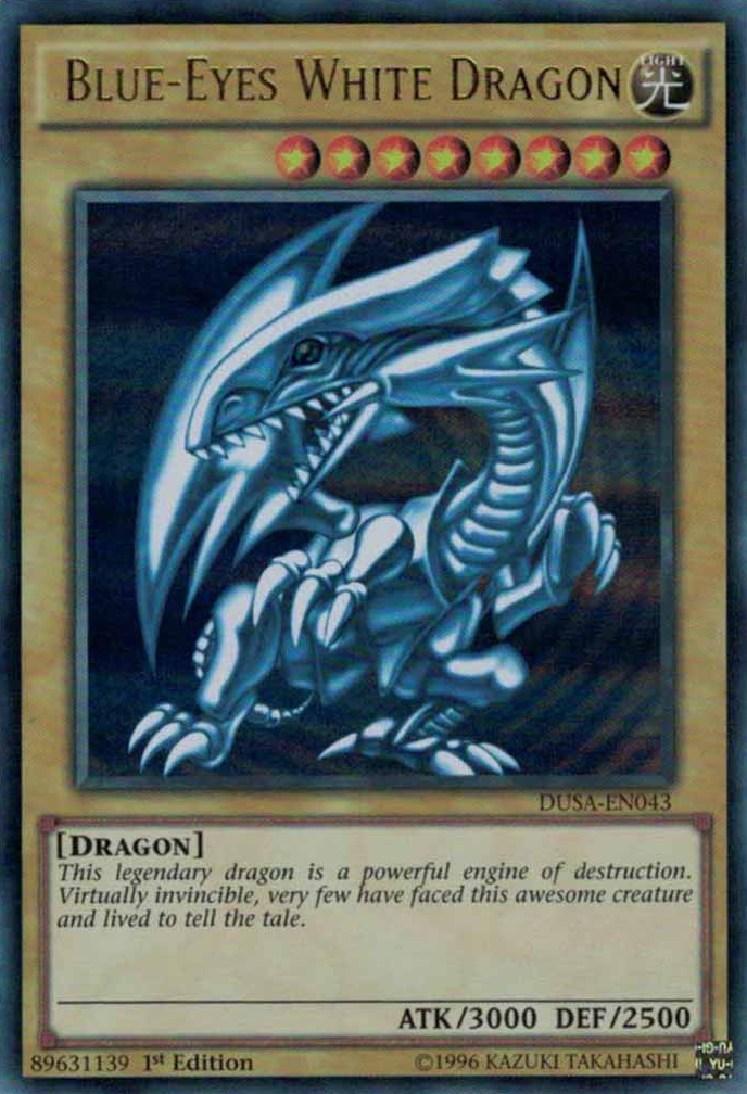 Blue-Eyes White Dragon [DUSA-EN043] Ultra Rare | Rock City Comics