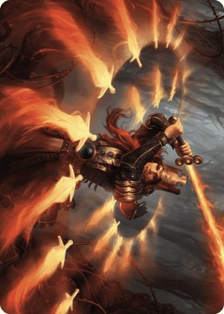 Heartflame Duelist Art Card [Wilds of Eldraine Art Series] | Rock City Comics