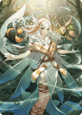 Greater Auramancy Anime Art Card [Wilds of Eldraine Art Series] | Rock City Comics