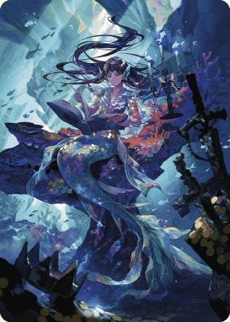 Rhystic Study Art Card [Wilds of Eldraine Art Series] | Rock City Comics
