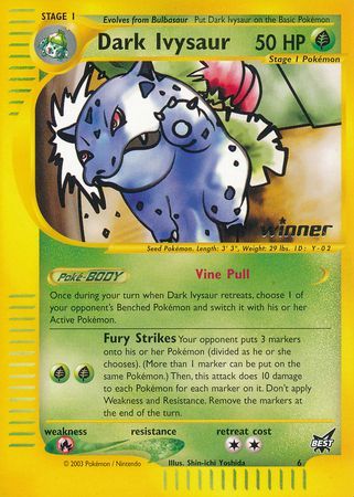 Dark Ivysaur (6) (Winner) [Best of Promos] | Rock City Comics