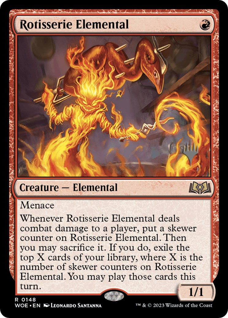 Rotisserie Elemental (Promo Pack) [Wilds of Eldraine Promos] | Rock City Comics