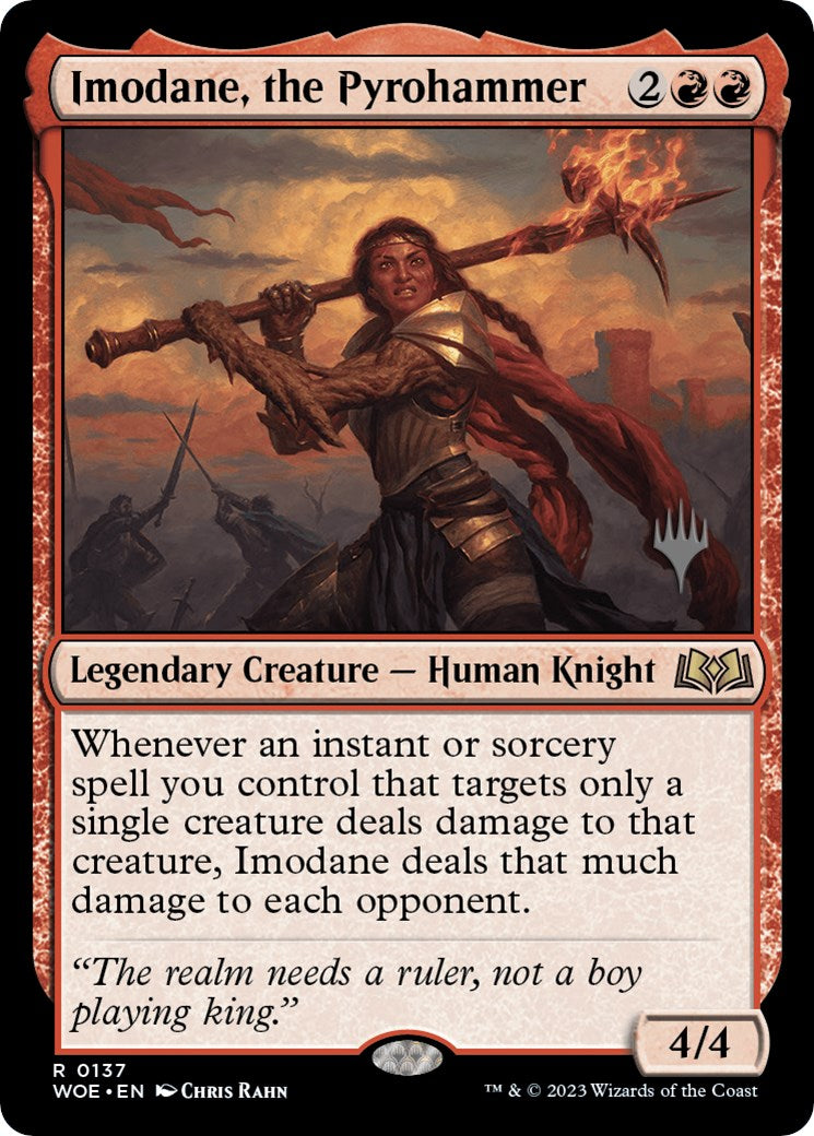 Imodane, the Pyrohammer (Promo Pack) [Wilds of Eldraine Promos] | Rock City Comics