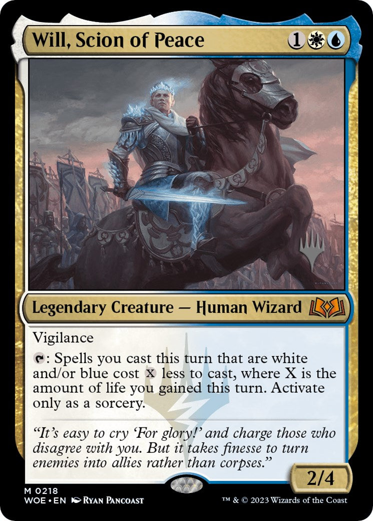 Will, Scion of Peace (Promo Pack) [Wilds of Eldraine Promos] | Rock City Comics