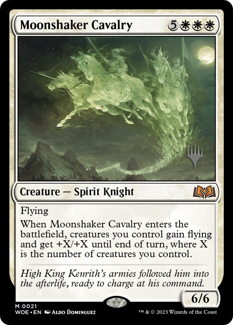 Moonshaker Cavalry (Promo Pack) [Wilds of Eldraine Promos] | Rock City Comics