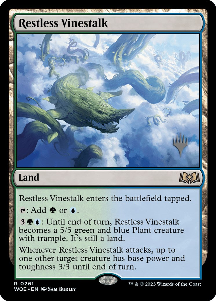 Restless Vinestalk (Promo Pack) [Wilds of Eldraine Promos] | Rock City Comics