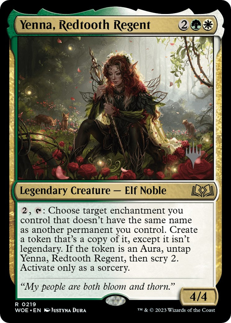 Yenna, Redtooth Regent (Promo Pack) [Wilds of Eldraine Promos] | Rock City Comics