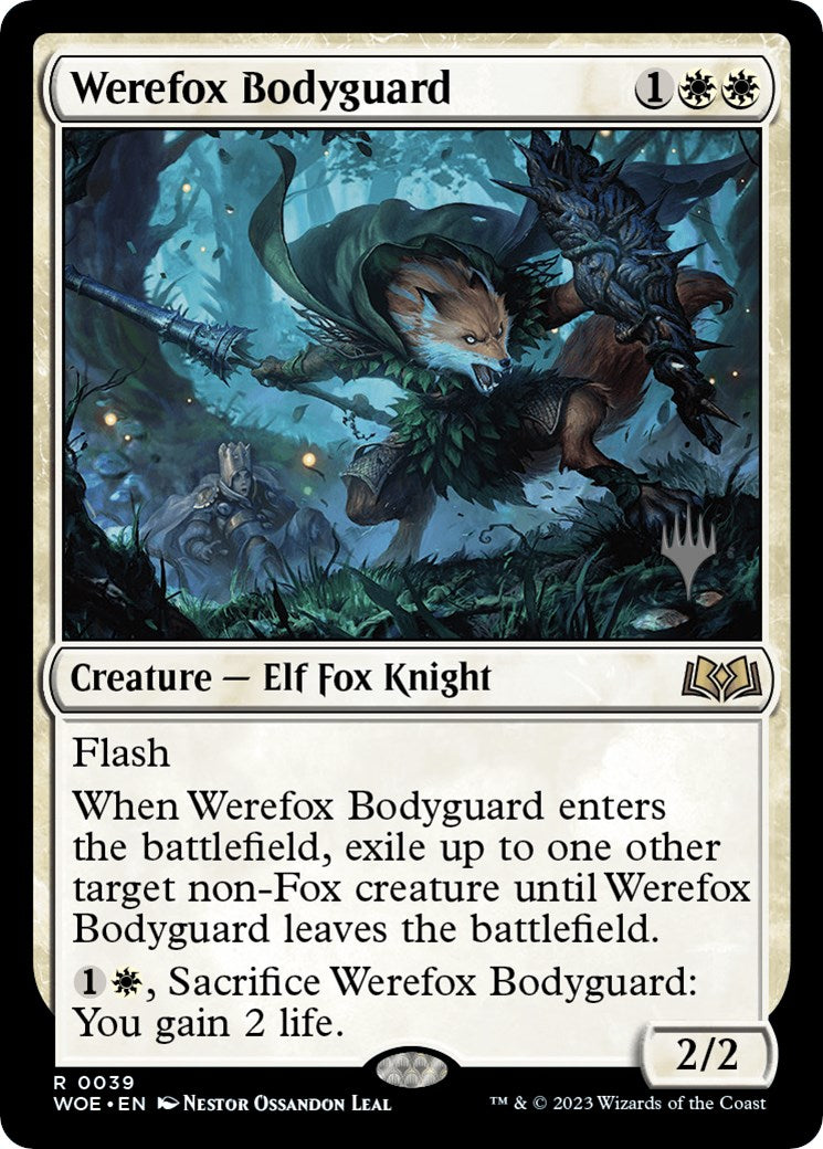 Werefox Bodyguard (Promo Pack) [Wilds of Eldraine Promos] | Rock City Comics