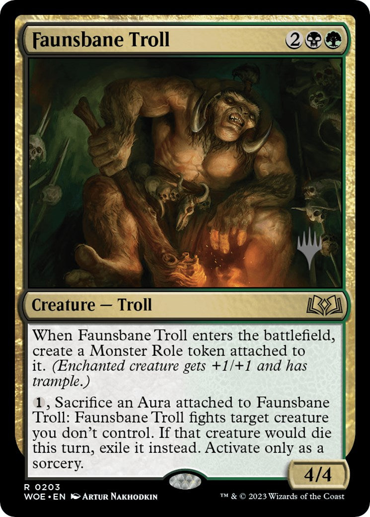 Faunsbane Troll (Promo Pack) [Wilds of Eldraine Promos] | Rock City Comics