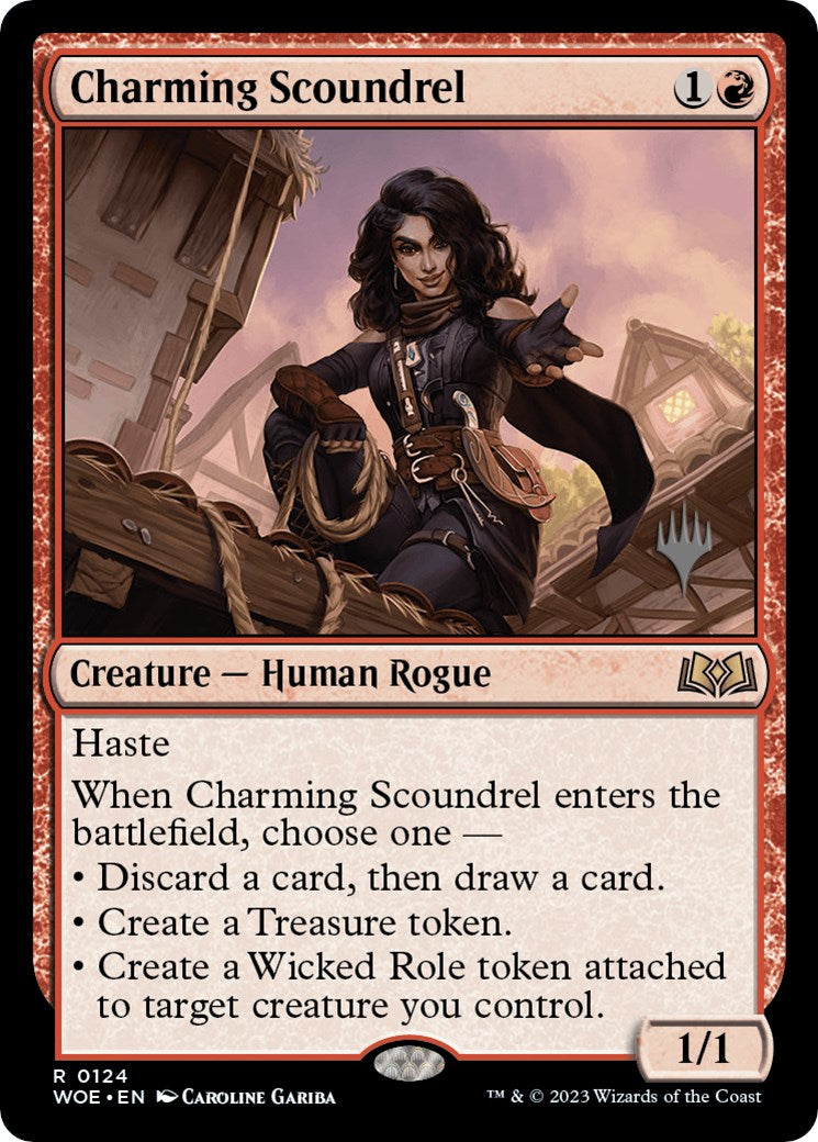 Charming Scoundrel (Promo Pack) [Wilds of Eldraine Promos] | Rock City Comics