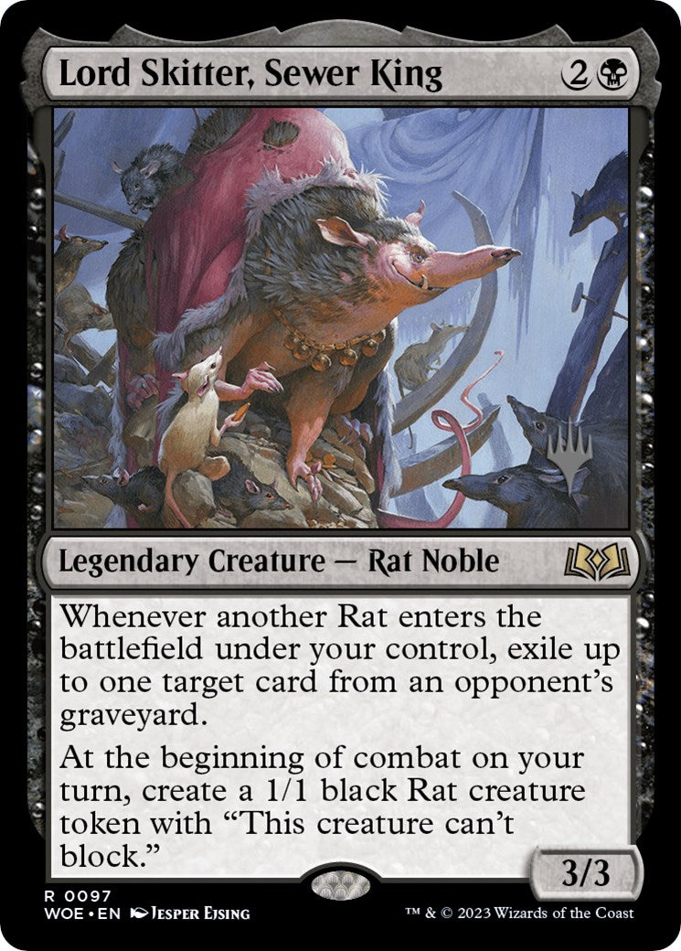 Lord Skitter, Sewer King (Promo Pack) [Wilds of Eldraine Promos] | Rock City Comics