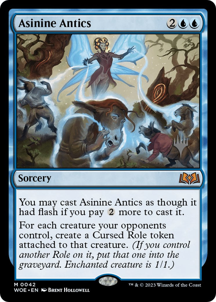 Asinine Antics (Promo Pack) [Wilds of Eldraine Promos] | Rock City Comics