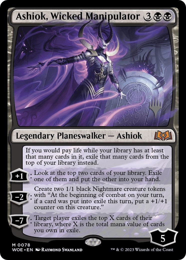 Ashiok, Wicked Manipulator (Promo Pack) [Wilds of Eldraine Promos] | Rock City Comics