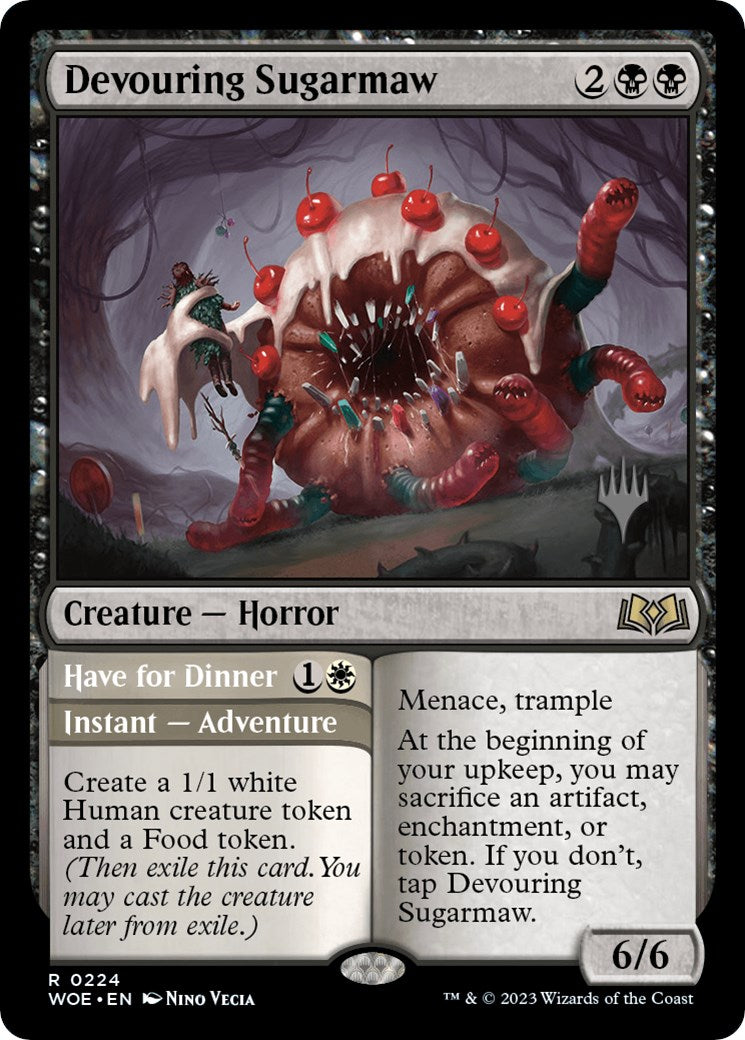 Devouring Sugarmaw // Have for Dinner(Promo Pack) [Wilds of Eldraine Promos] | Rock City Comics