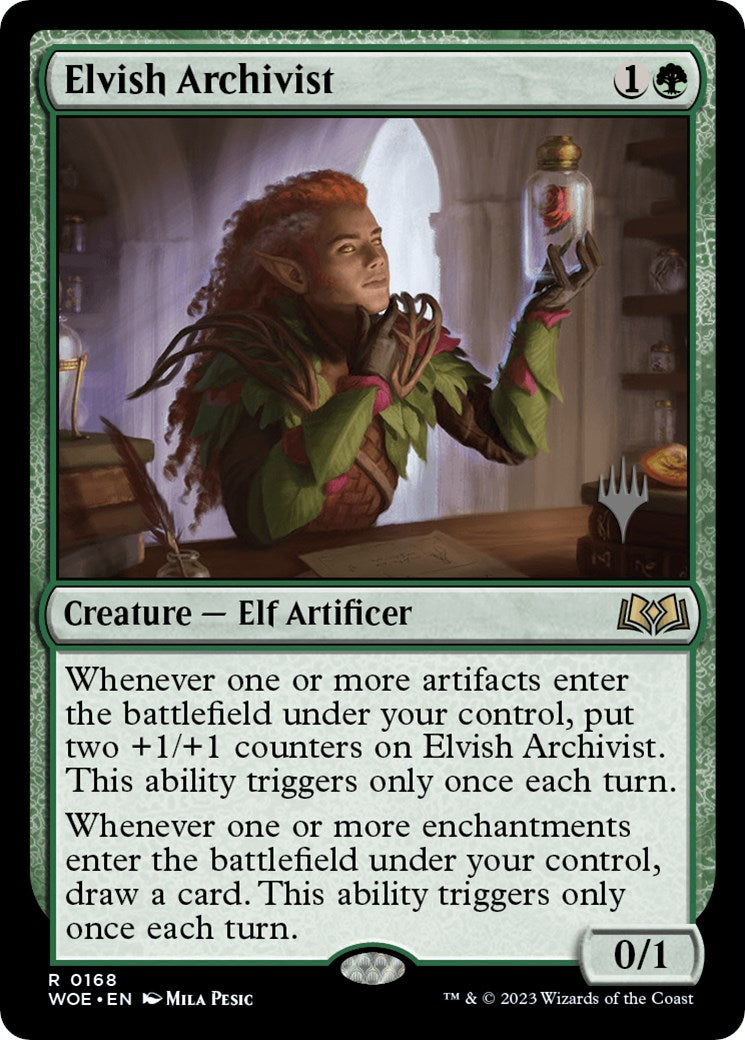 Elvish Archivist (Promo Pack) [Wilds of Eldraine Promos] | Rock City Comics