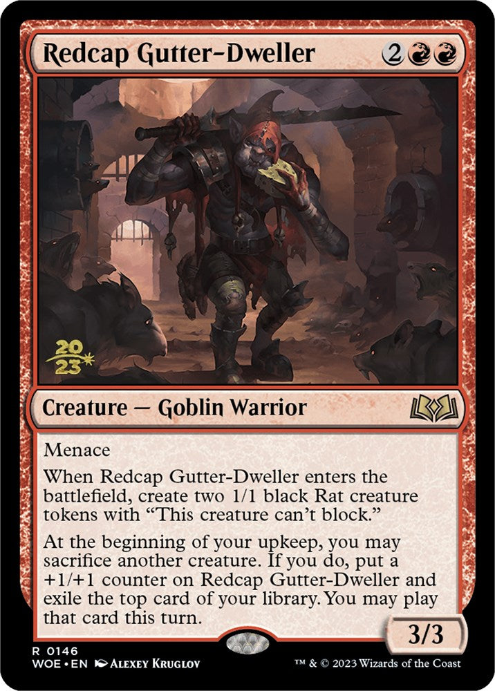 Redcap Gutter-Dweller [Wilds of Eldraine Prerelease Promos] | Rock City Comics