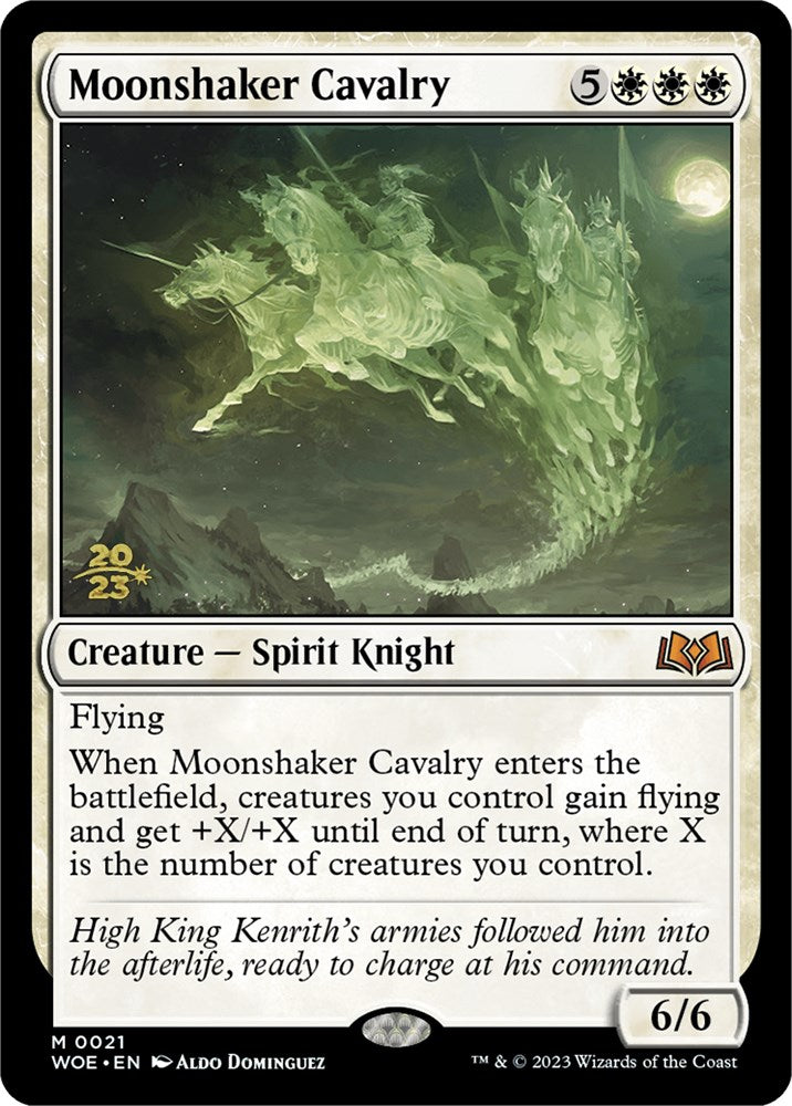 Moonshaker Cavalry [Wilds of Eldraine Prerelease Promos] | Rock City Comics