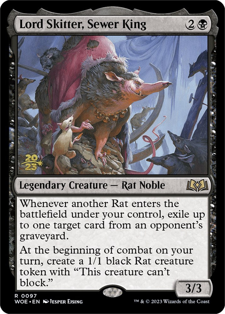 Lord Skitter, Sewer King [Wilds of Eldraine Prerelease Promos] | Rock City Comics