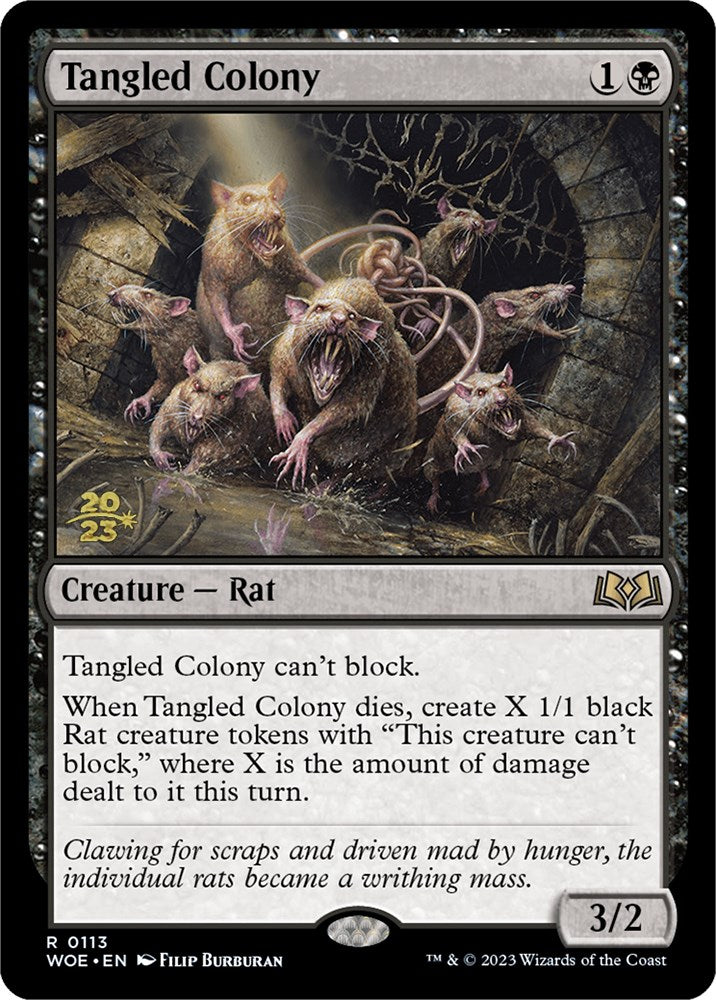 Tangled Colony [Wilds of Eldraine Prerelease Promos] | Rock City Comics