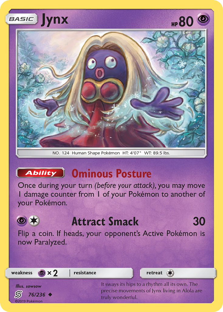 Jynx (76/236) [Sun & Moon: Unified Minds] | Rock City Comics