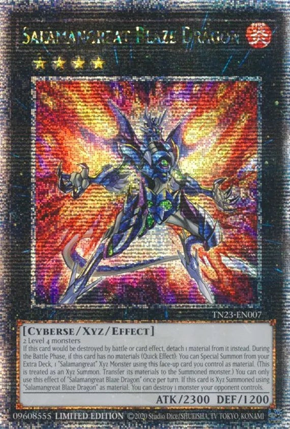 Salamangreat Blaze Dragon [TN23-EN007] Quarter Century Secret Rare | Rock City Comics