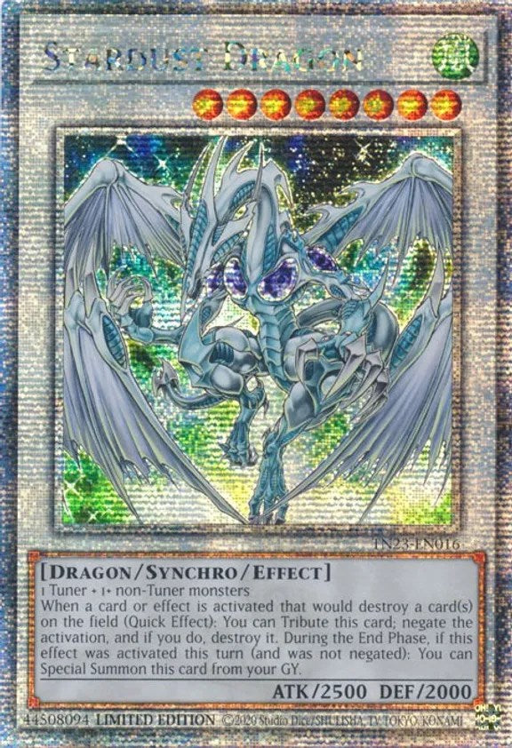 Stardust Dragon [TN23-EN016] Quarter Century Secret Rare | Rock City Comics