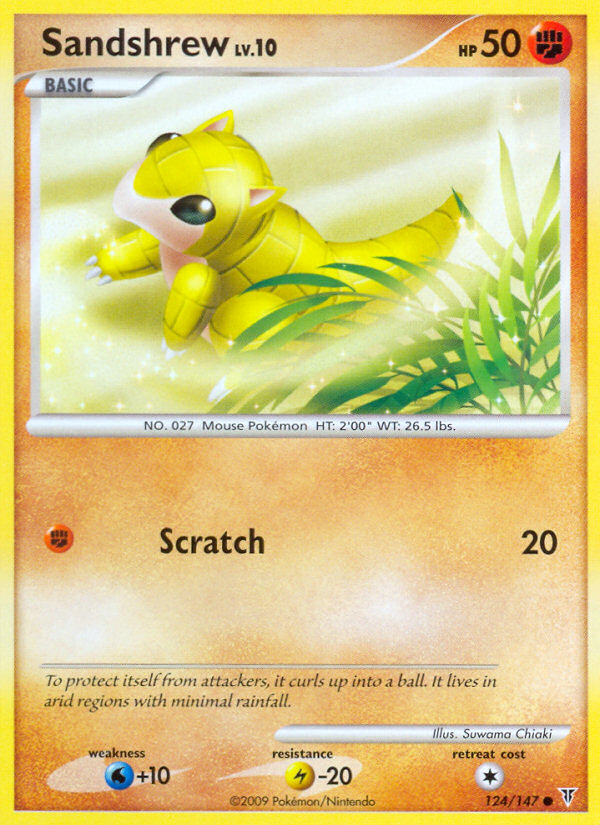 Sandshrew (124/147) [Platinum: Supreme Victors] | Rock City Comics