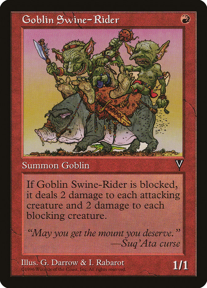 Goblin Swine-Rider [Visions] | Rock City Comics