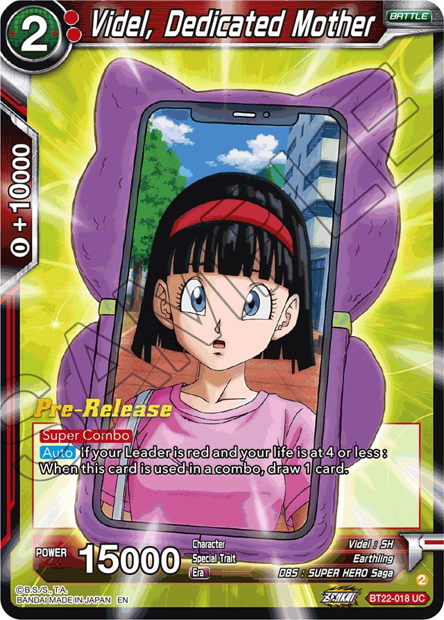 Videl, Dedicated Mother (BT22-018) [Critical Blow Prerelease Promos] | Rock City Comics