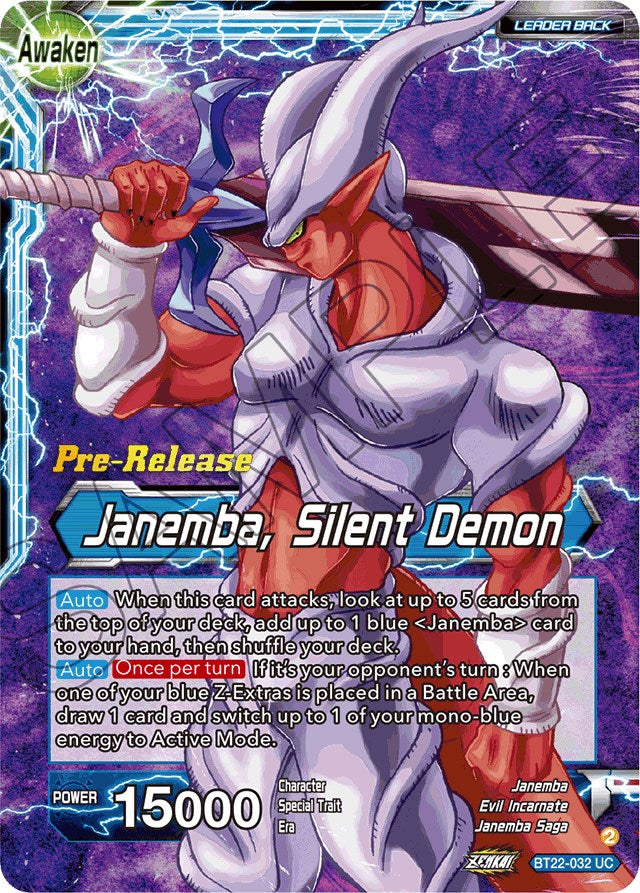 Janemba // Janemba, Silent Demon (BT22-032) [Critical Blow Prerelease Promos] | Rock City Comics