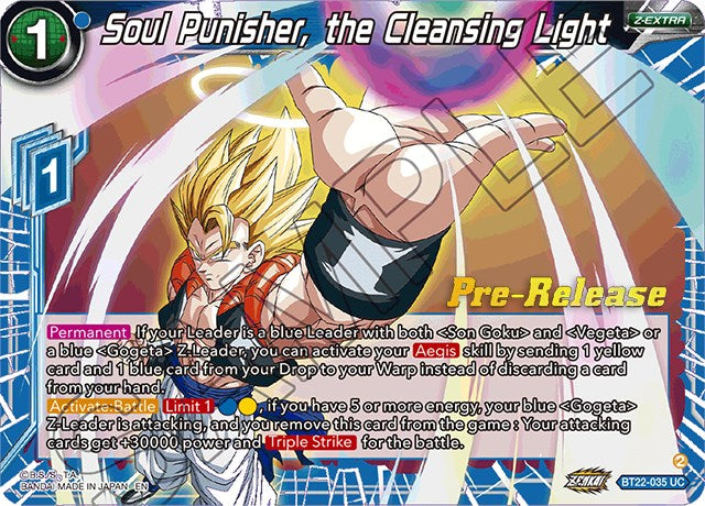 Soul Punisher, the Cleansing Light (BT22-035) [Critical Blow Prerelease Promos] | Rock City Comics