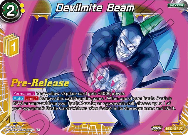 Devilmite Beam (BT22-087) [Critical Blow Prerelease Promos] | Rock City Comics