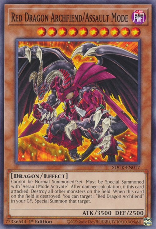 Red Dragon Archfiend/Assault Mode [SDCK-EN017] Common | Rock City Comics