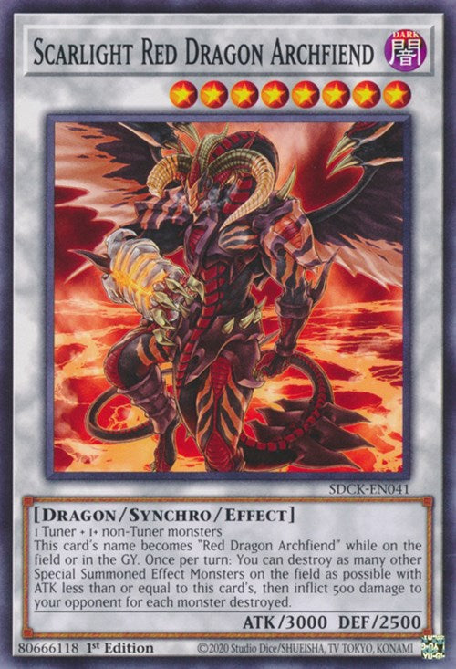 Scarlight Red Dragon Archfiend [SDCK-EN041] Common | Rock City Comics