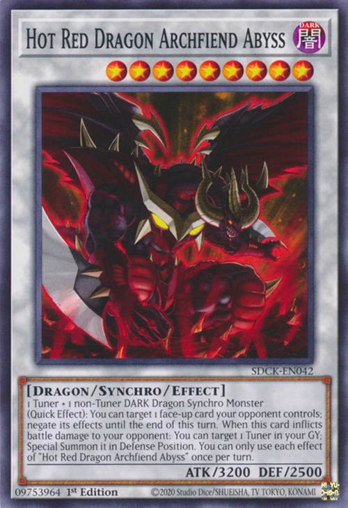 Hot Red Dragon Archfiend Abyss [SDCK-EN042] Common | Rock City Comics