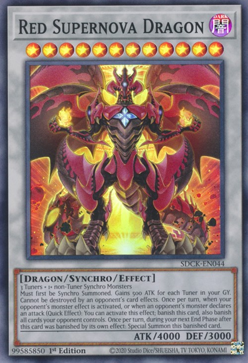 Red Supernova Dragon [SDCK-EN044] Super Rare | Rock City Comics