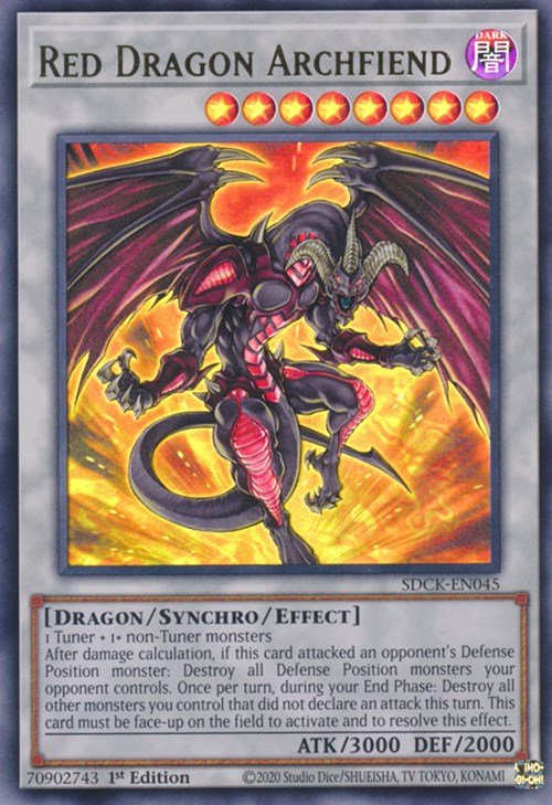 Red Dragon Archfiend [SDCK-EN045] Ultra Rare | Rock City Comics