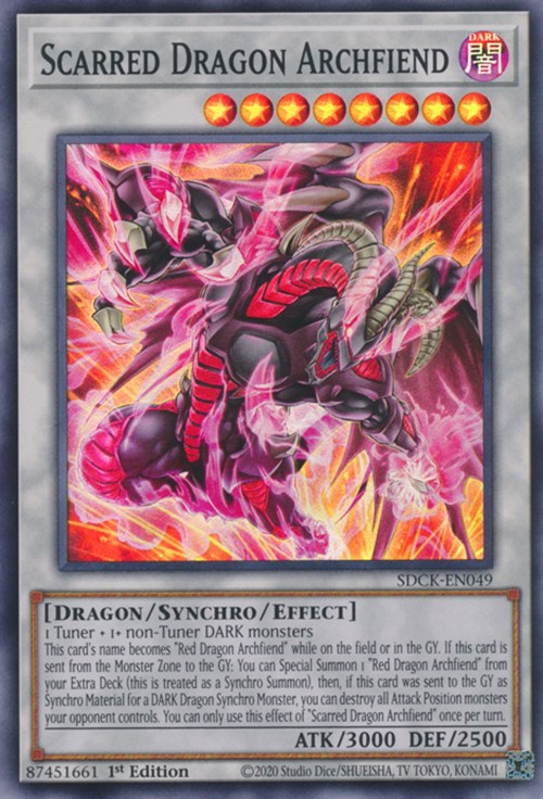 Scarred Dragon Archfiend [SDCK-EN049] Super Rare | Rock City Comics