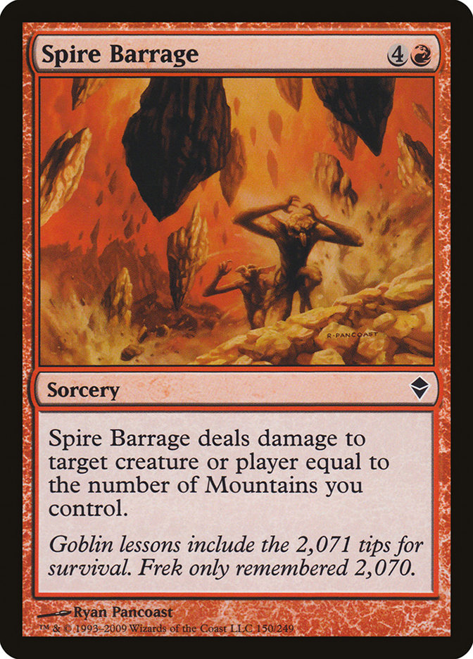 Spire Barrage [Zendikar] | Rock City Comics