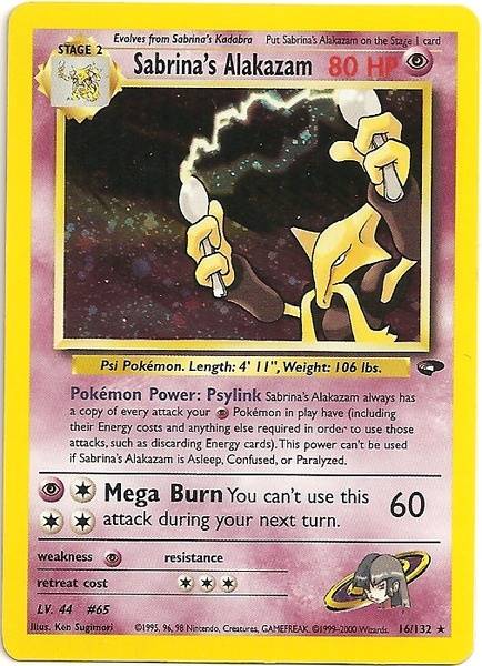 Sabrina's Alakazam (16/132) [Gym Challenge Unlimited] | Rock City Comics