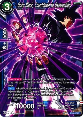 Goku Black, Countdown to Destruction [EX06-12] | Rock City Comics