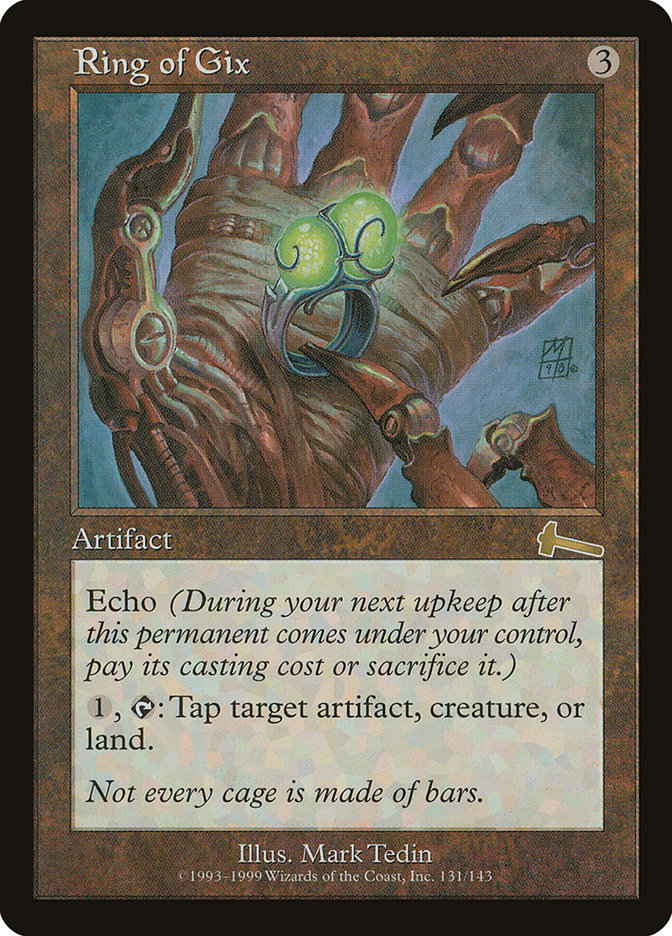 Ring of Gix [Urza's Legacy] | Rock City Comics